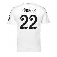 Pánský Fotbalový dres Real Madrid Antonio Rudiger #22 2024-25 Domácí Krátký Rukáv